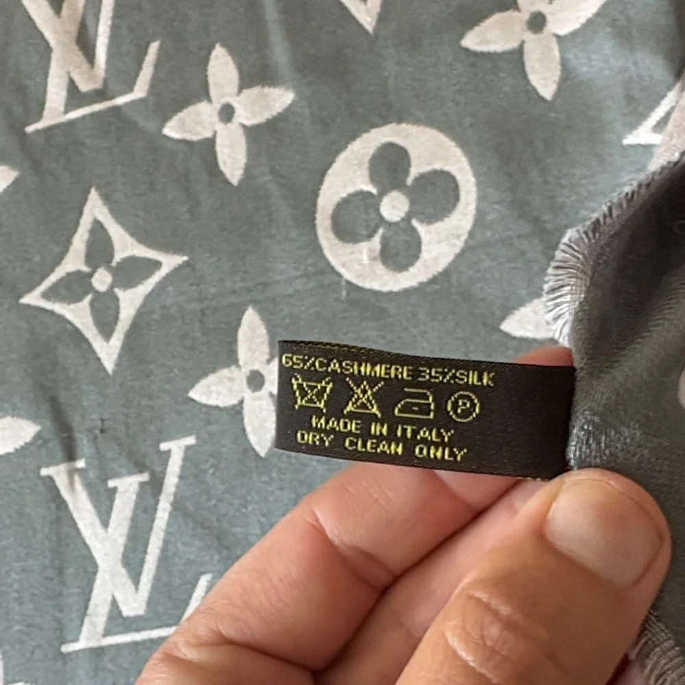 Gray and Pink Fashion Scarf - Picture 2 of 11